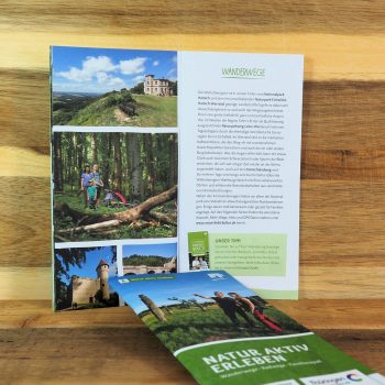 Natur Aktiv Broschüre offen