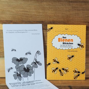 Bienen-Blöckchen offen