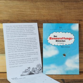 Bienenrettungsblöcken offen