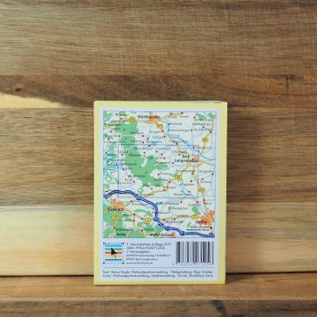 Freizeitkarte Nationalpark Hainich Rückseite