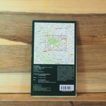 Biotop Wanderkarte Nationalpark Hainich Rückseite