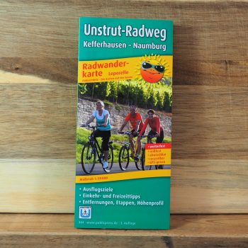 Radwanderkarte Unstrut-Radweg