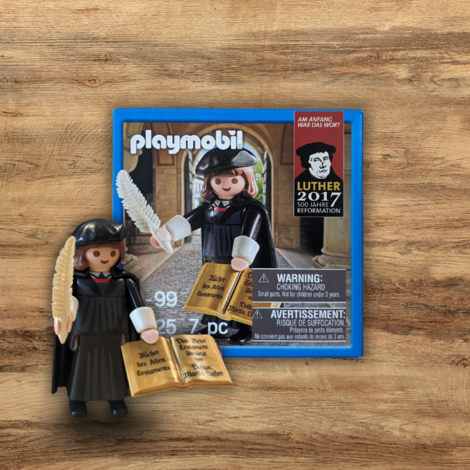 Playmobil Martin Luther mit Verpackung