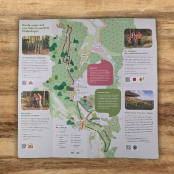 Naturparkzentrum Fürstenhagen Flyer offen