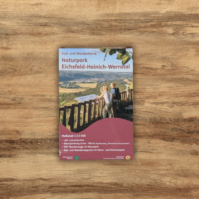 Rad- und Wanderkarte Naturpark Eichsfeld-Hainich-Werratal
